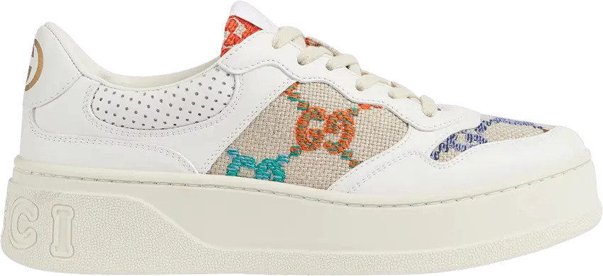  Gucci Wmns GG Sneaker &#039;Multicolor Embroidered&#039;