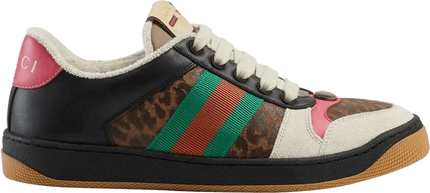  Gucci Wmns Screener &#039;Leopard Print&#039;