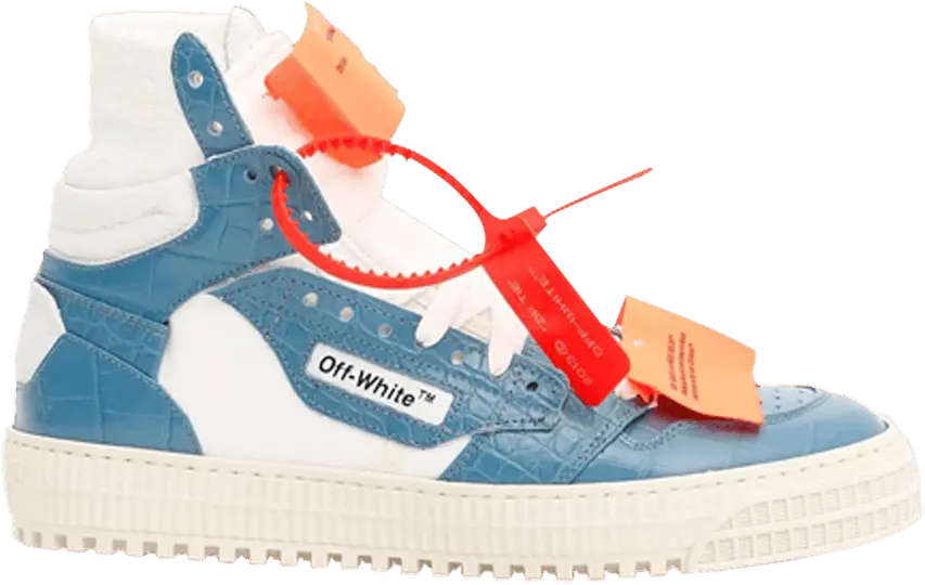 Off-White Wmns Low 3.0 &#039;Blue Crocskin&#039;