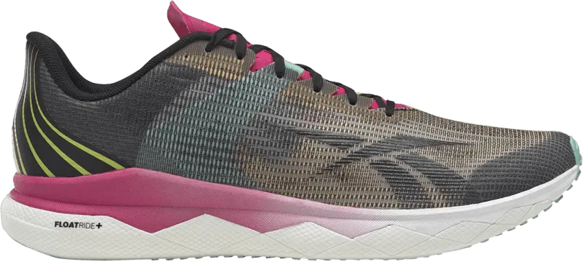  Reebok Floatride Run Fast 3.0 &#039;Black Pursuit Pink Mint&#039;