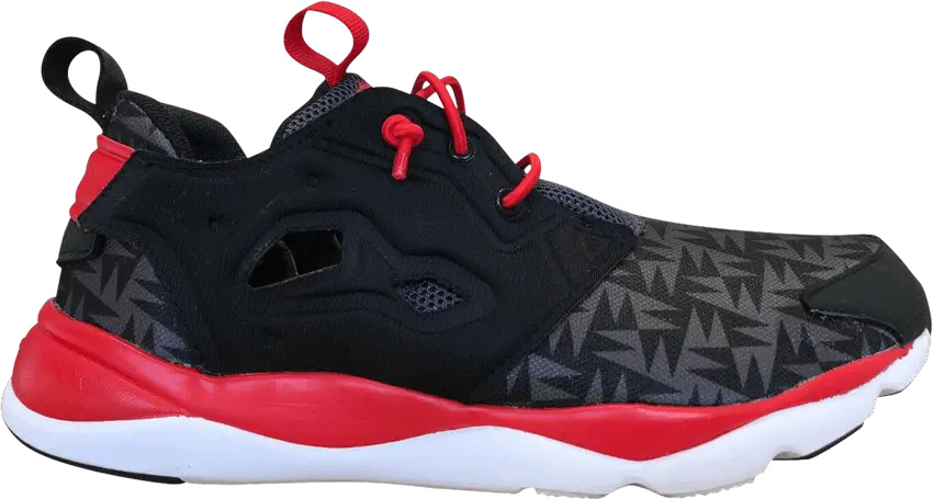  Reebok FuryLite J &#039;Black Red Rush&#039;