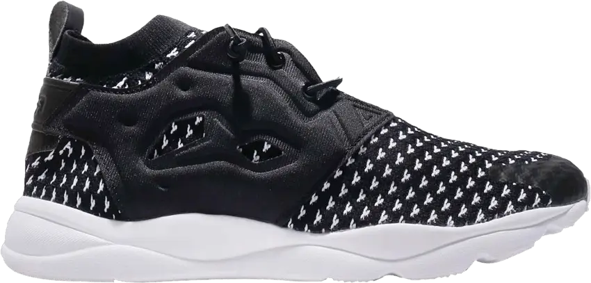  Reebok FuryLite Ultraknit &#039;Black White&#039;