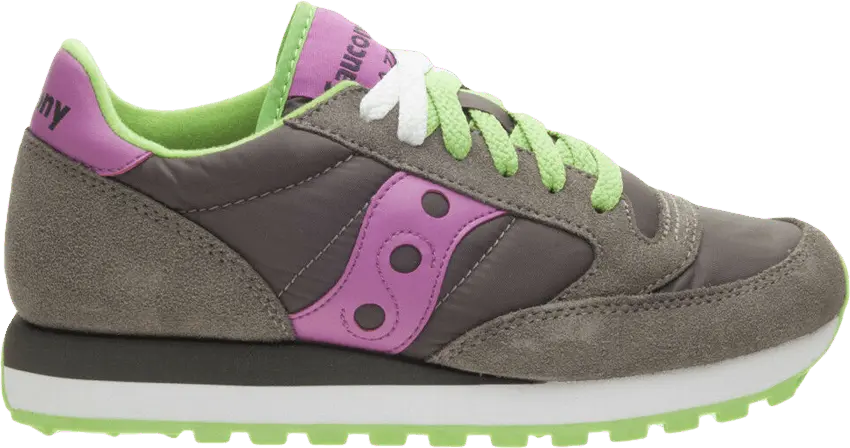  Saucony Wmns Jazz Original &#039;Dark Grey Rose Violet&#039;