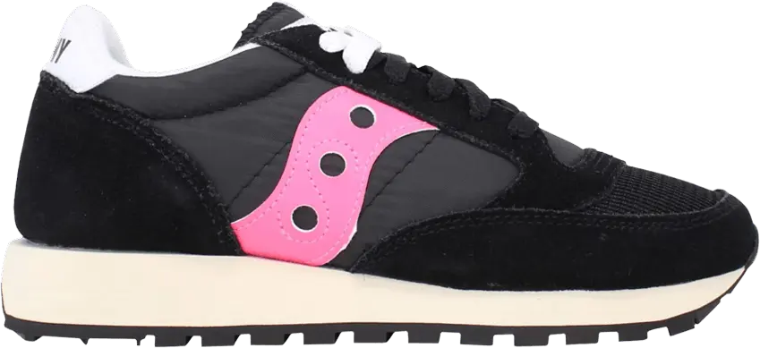  Saucony Wmns Jazz Original Vintage &#039;Black Pink&#039;