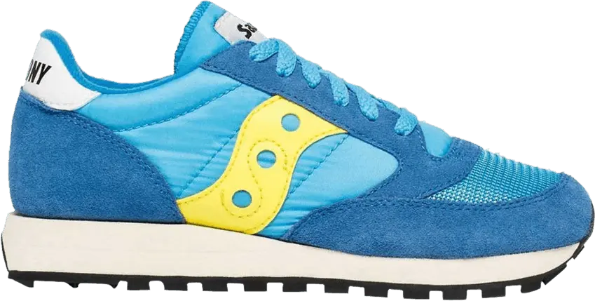  Saucony Wmns Jazz Original Vintage &#039;Blue Yellow&#039;