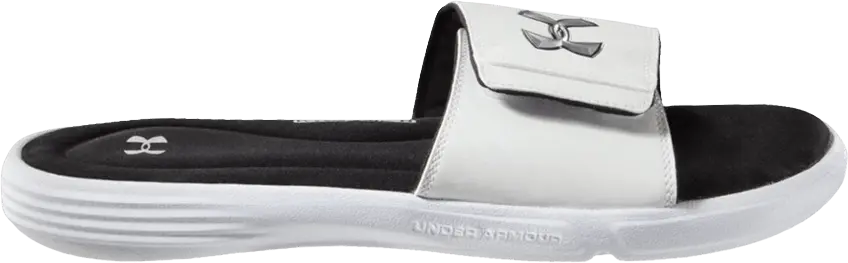 Under Armour Ignite 3 Slide &#039;White Metallic Silver&#039;