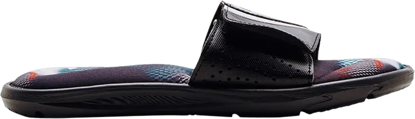 Under Armour Ignite 6 Graphic Strap Slide &#039;Black White&#039;