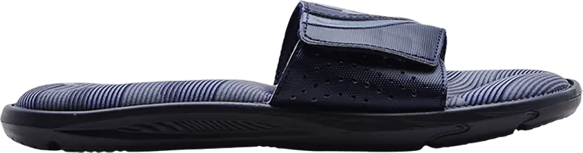 Under Armour Ignite 6 Graphic Strap Slide &#039;Midnight Navy Peri&#039;