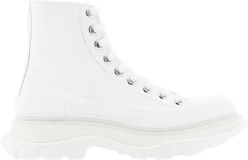  Alexander Mcqueen Alexander McQueen Wmns Tread Slick Boots &#039;White&#039;