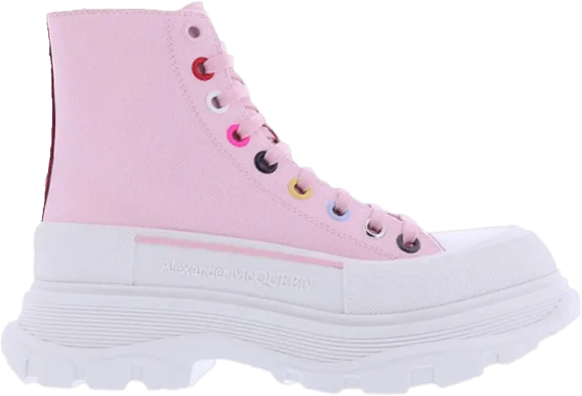  Alexander Mcqueen Alexander McQueen Wmns Tread Slick High &#039;Pink&#039;