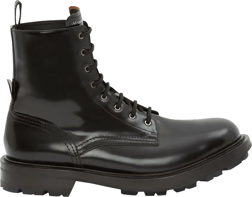 Alexander Mcqueen Alexander McQueen Worker Boot &#039;Black&#039;