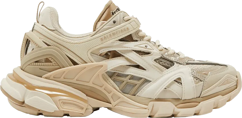  Balenciaga Track.2 Beige Metallic (Women&#039;s)