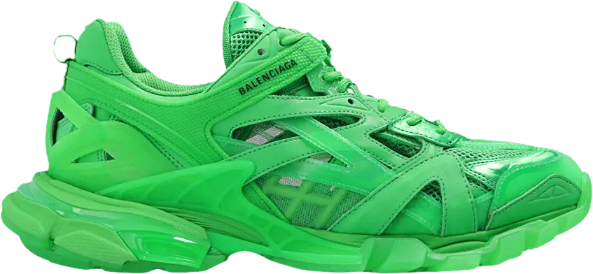  Balenciaga Track.2 Sneaker &#039;Clear Sole - Green&#039;