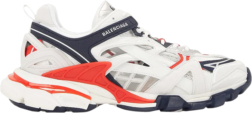  Balenciaga Track.2 Sneaker &#039;White Blue Red&#039;