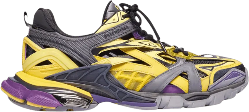  Balenciaga Track.2 Sneaker &#039;Yellow Purple&#039;