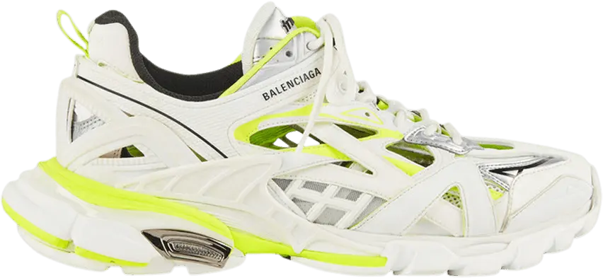  Balenciaga Track.2 White Fluo Yellow