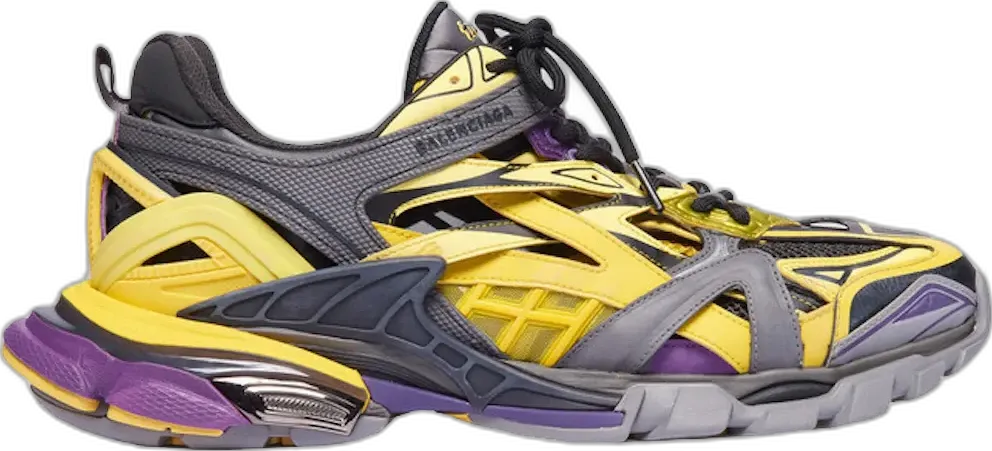  Balenciaga Track.2 Yellow Purple