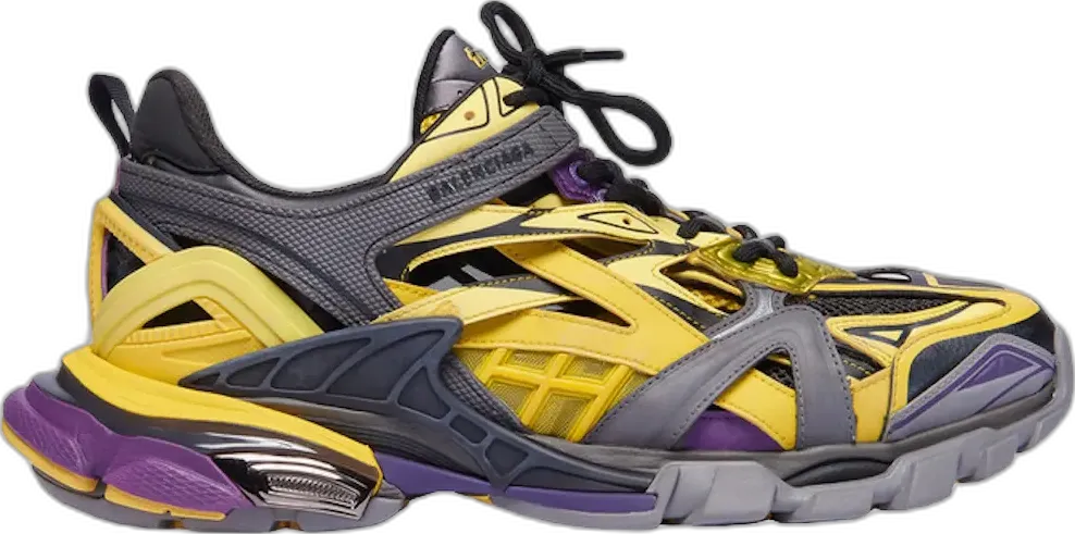  Balenciaga Track.2 Yellow Purple (Women&#039;s)