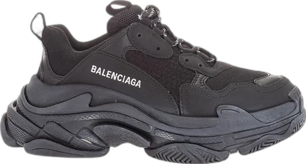  Balenciaga Triple S Black 2021 (Women&#039;s)