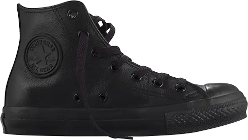  Converse Chuck Taylor All Star Leather Hi &#039;Black Monochrome&#039;