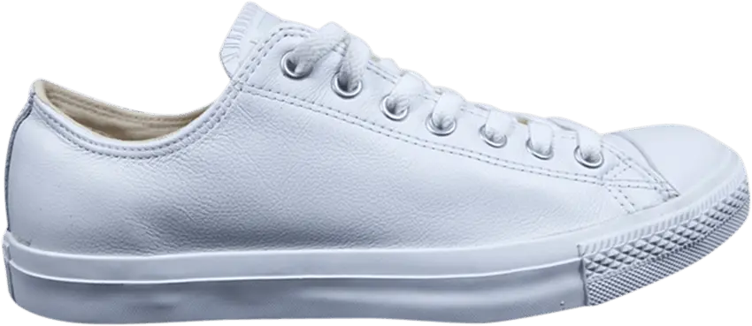  Converse Chuck Taylor All Star Leather Low &#039;White Monochrome&#039;