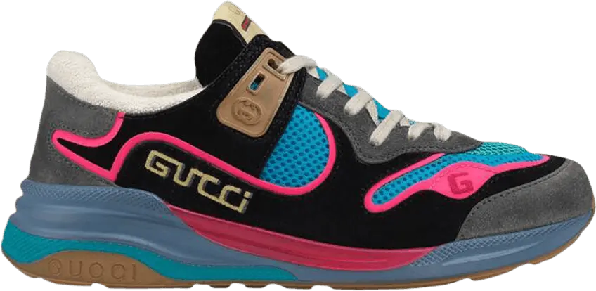  Gucci Wmns Ultrapace &#039;Black Pink Tan&#039;