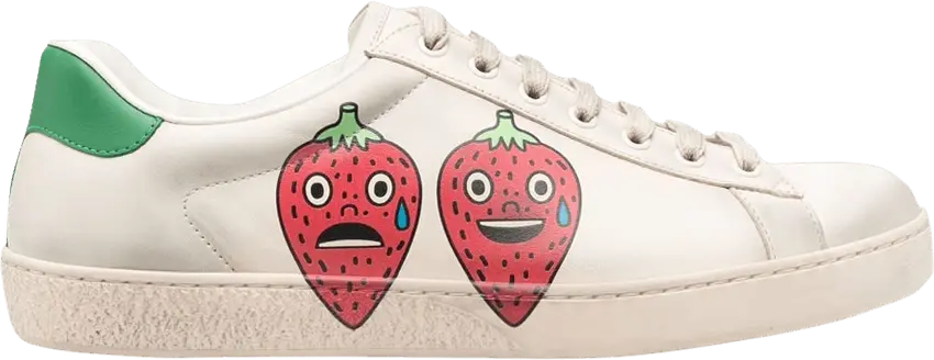  Pablo Delcielo x Gucci New Ace &#039;Strawberry&#039;