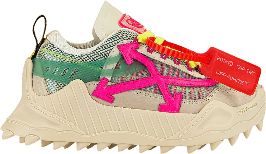  Off-White Wmns ODSY-1000 &#039;Cream Fuchsia&#039;