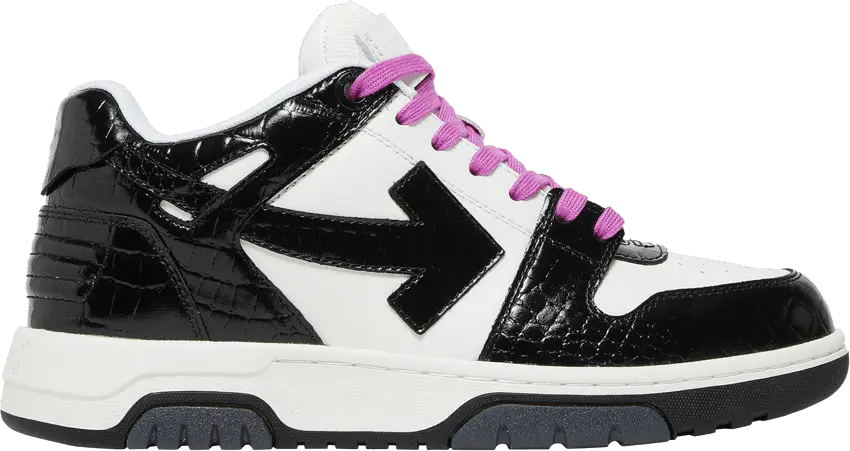  Off-White Wmns Out of Office &#039;Black Deep Pink&#039;