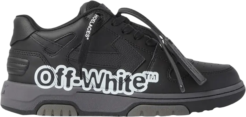  Off-White Wmns Out of Office &#039;Black Grey&#039;