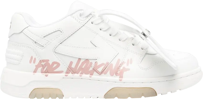  Off-White Wmns Out of Office &#039;For Walking - White Light Pink&#039;