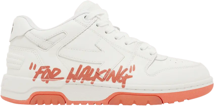  Off-White Wmns Out of Office &#039;For Walking - White Orange&#039;