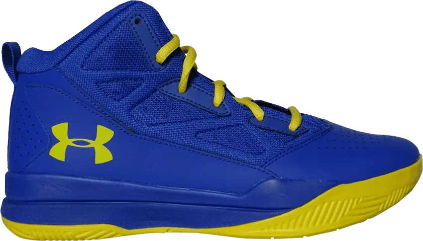  Under Armour Jet Mid GS &#039;Warriors&#039;