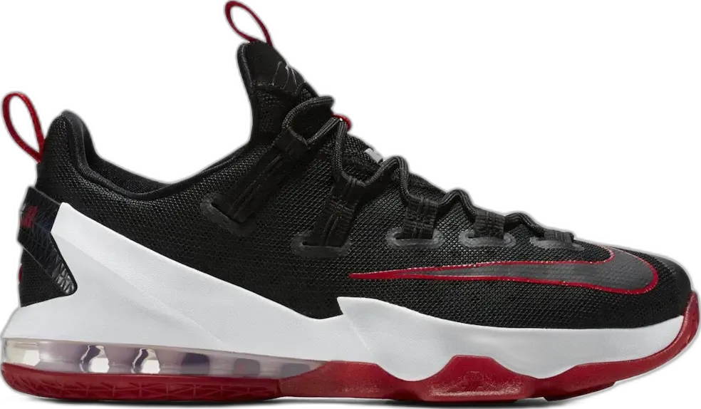  Nike LeBron 13 Low Black Red