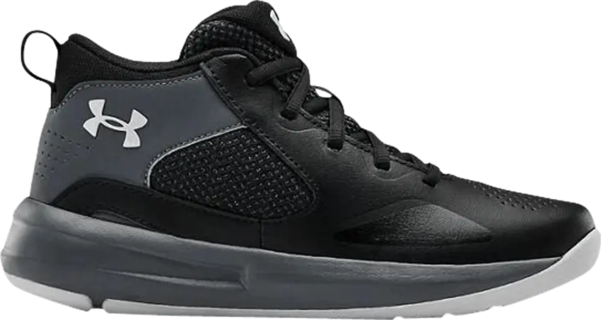  Under Armour Lockdown 5 GS &#039;Black Pitch Gray&#039;