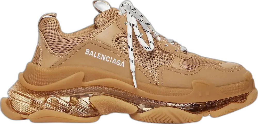 Balenciaga Triple S Clear Sole Brown