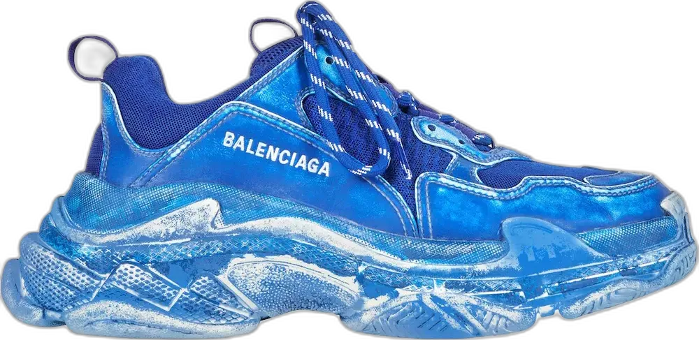  Balenciaga Triple S Faded Blue