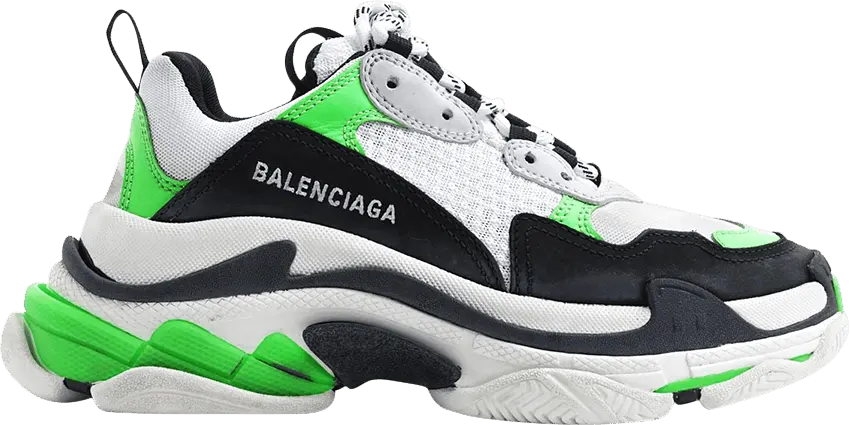  Balenciaga Triple S Green (Women&#039;s)