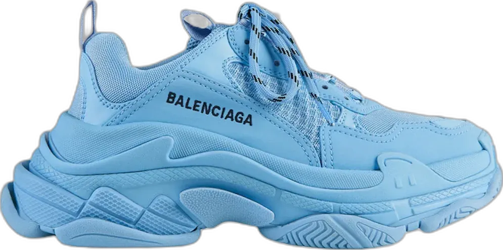  Balenciaga Triple S Light Blue (Women&#039;s)