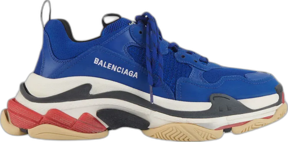  Balenciaga Triple S Navy Red Sole