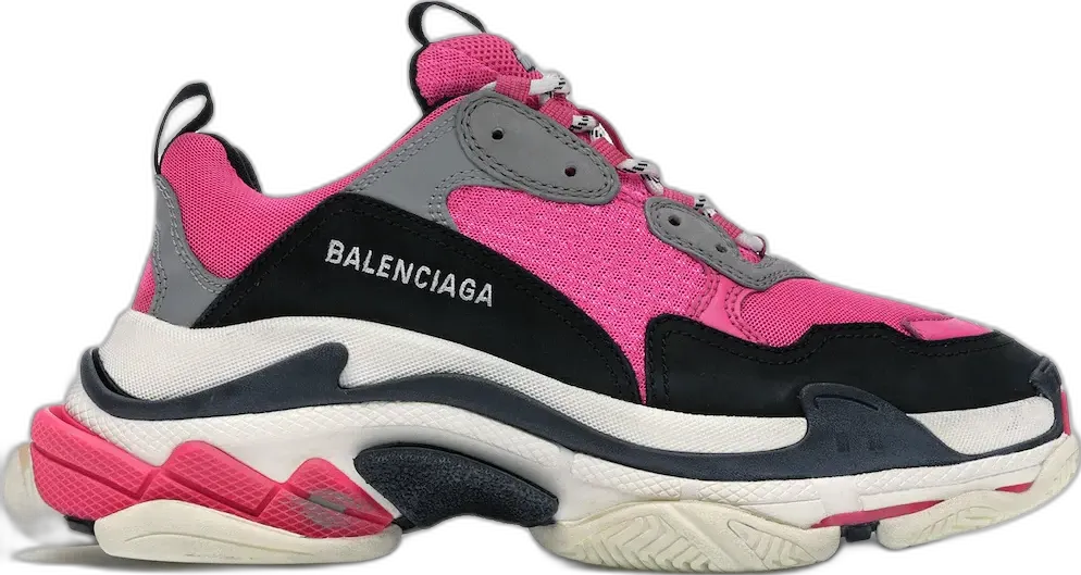  Balenciaga Triple S Neon Pink (Women&#039;s)