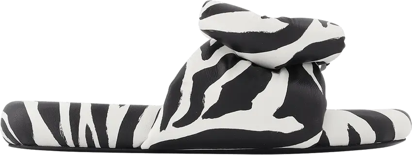  Off-White Wmns Padded Bow Sandal &#039;Zebra&#039;