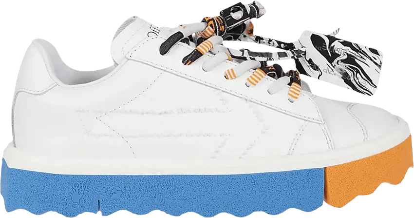 Off-White Wmns Sponge Sneakers &#039;White Blue&#039;