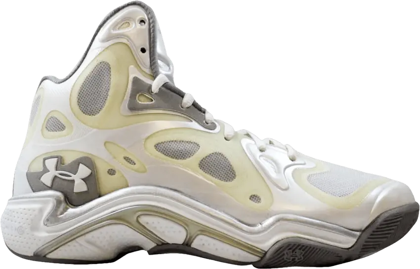  Under Armour Micro G Anatomix Spawn &#039;White Metallic Silver&#039;