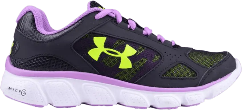 Under Armour Micro G Assert 5 GS &#039;Black Exoctic Bloom&#039;