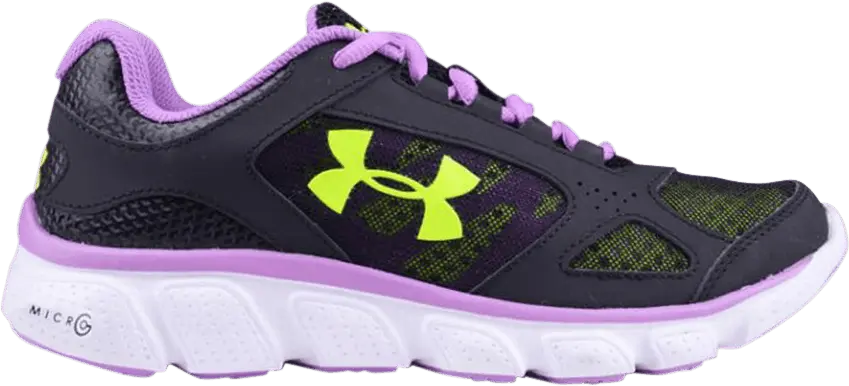  Under Armour Micro G Assert 5 GS &#039;Black Exoctic Bloom&#039;