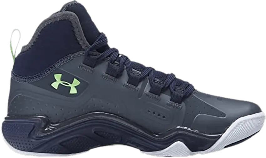 Under Armour Micro G Pro GS &#039;Stealth Grey Avex Green&#039;