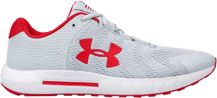 Under Armour Micro G Pursuit BP &#039;Halo Grey Red&#039;