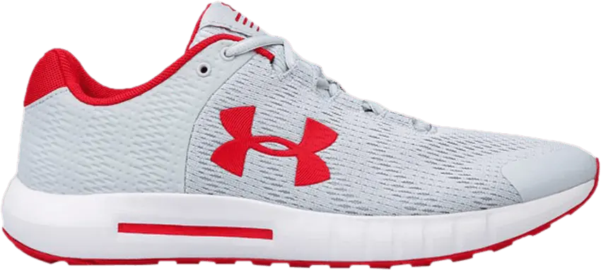  Under Armour Micro G Pursuit BP &#039;Halo Grey Red&#039;