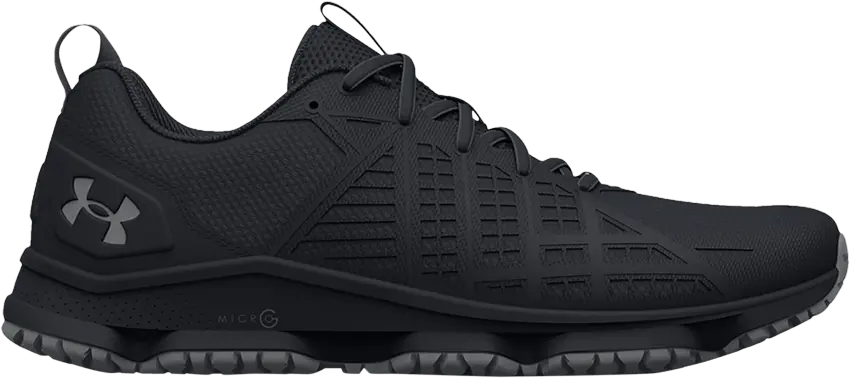 Under Armour Micro G Strikefast 2E Wide &#039;Black Pitch Grey&#039;